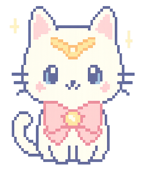 Sailor Moon + Cici pixel banner